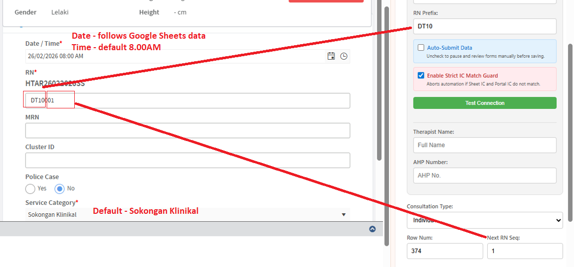 Automated Registration Process