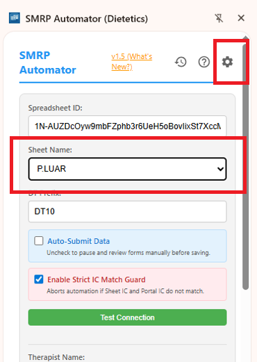 Change sheet name to P.LUAR or MNT BERKUMPULAN