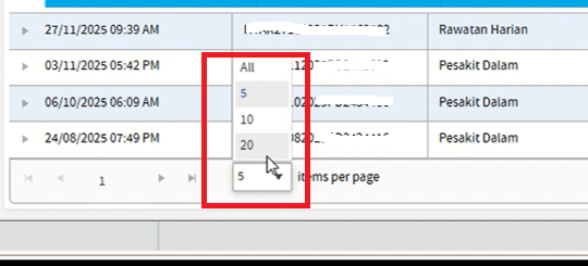 Additional Expand View Setting